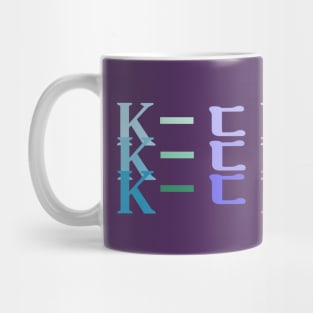 K-ㄷR AㅁA  K-Drama Written Using Korean Alphabet Letters Mug